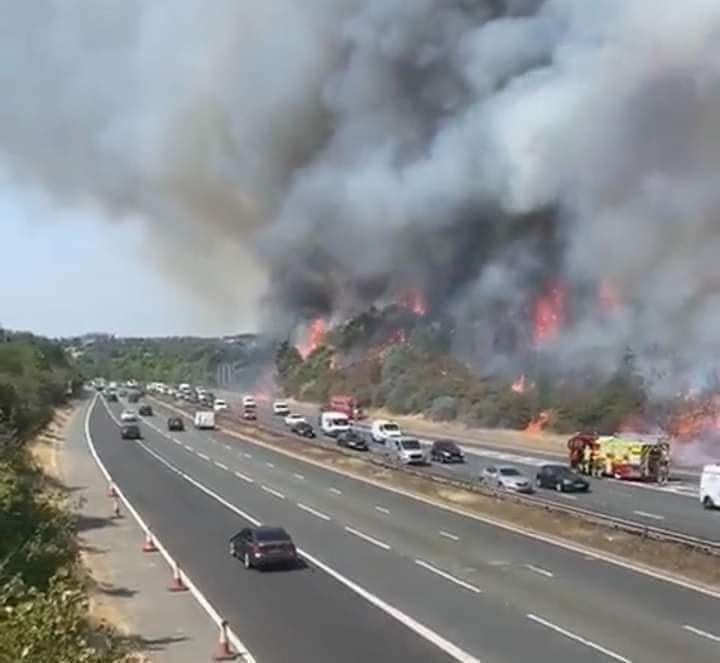 آخر المعطيات عن محاولة السيطرة على حريق جبل بوقرين