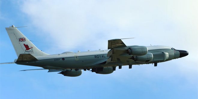 طائرة إستطلاع بريطانية تخترق المجال الجوّي الروسي