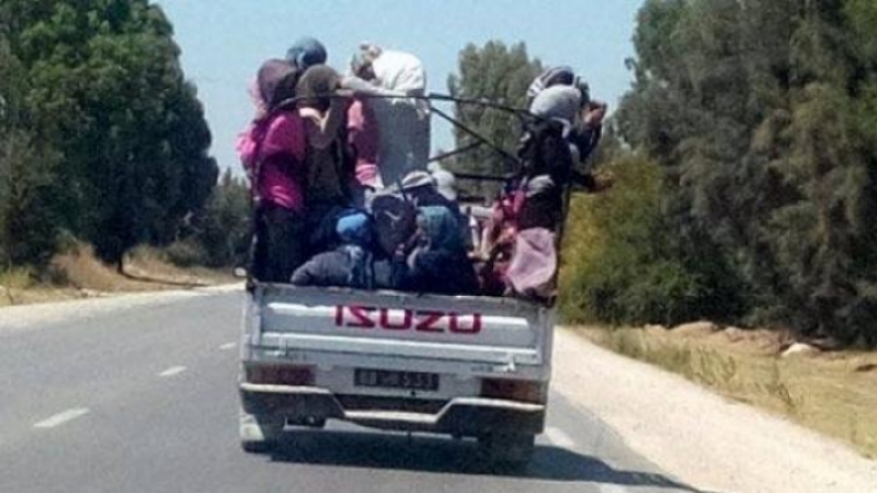 استنكار إثر وفاة عاملة فلاحة في حادث بسيدي بوزيد