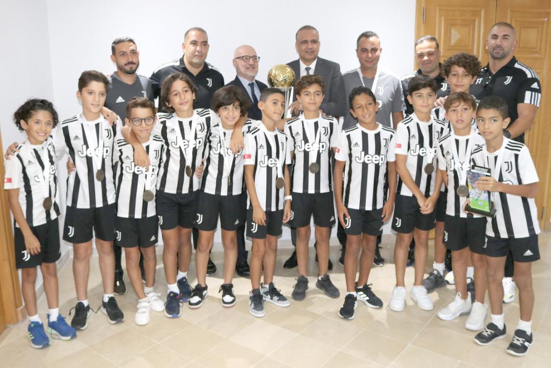 الجريء يكرم ابناء أكاديمية جوفنتس بتونس