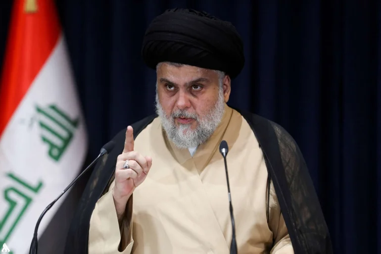 العراق/ مقتدى الصدر يصعّد ويدخل في إضراب عن الطعام