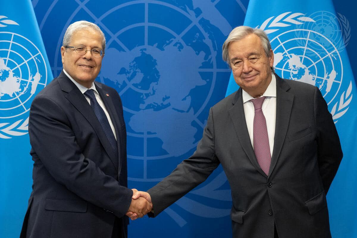 في لقائه بالجرندي/ غوتيريش يتطلّع إلى نجاح الاستحقاق الانتخابي