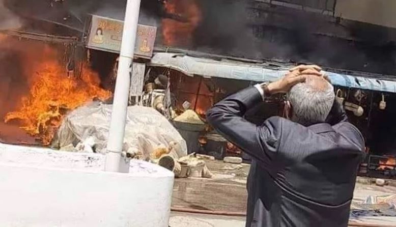 حريق سوق الحنّاء بقابس/ الاحتفاظ بشخصين لهذا السّبب
