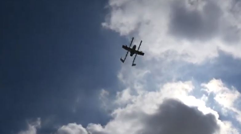 شاهد الفيديو/ خدمات “دليفري” عبر الطائرات المسيرة