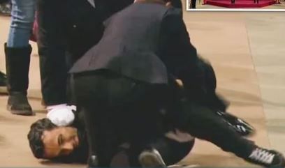 فيديو/ إعتقال شخص حاول فتح نعش الملكة إليزابيث الثانية