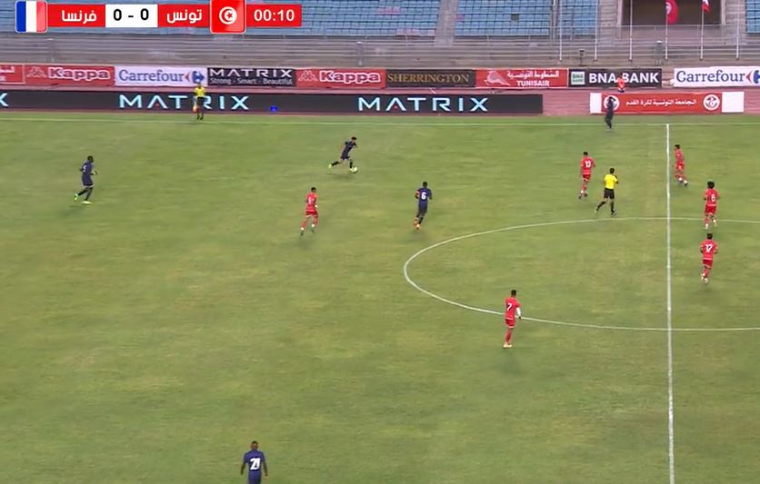 شاهد/ البث المباشر للمباراة الودية بين تونس وفرنسا أواسط