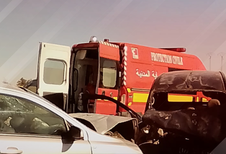 مدنين/ اصطدام بين سيارتين .. الحصيلة