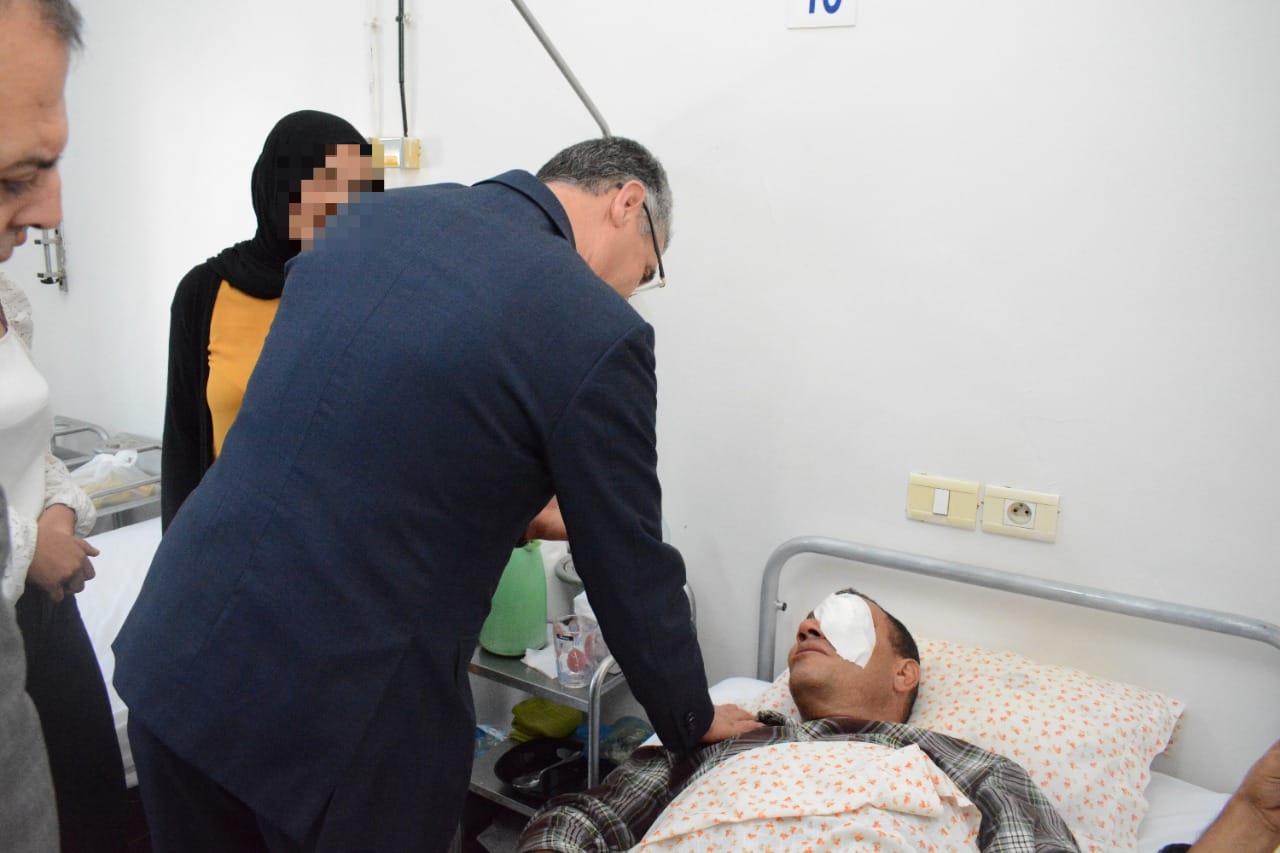 أصيب في قاعة القرجاني/ إطار أمني يفقد عينه