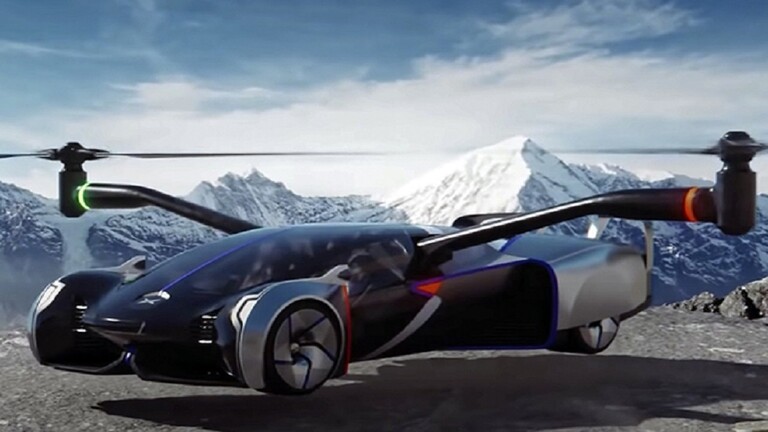 فيديو/ الصين تكشف عن سيارة كهربائية طائرة