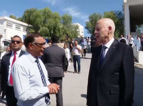 بالفيديو/ قيس سعيد في زيارة لمستشفى الرابطة