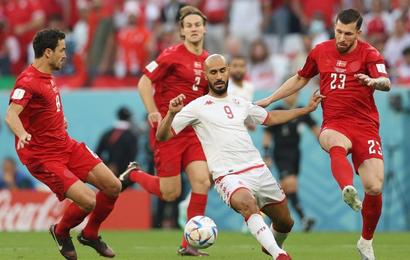 تونس الدنمارك/ شوط أول بلا أهداف