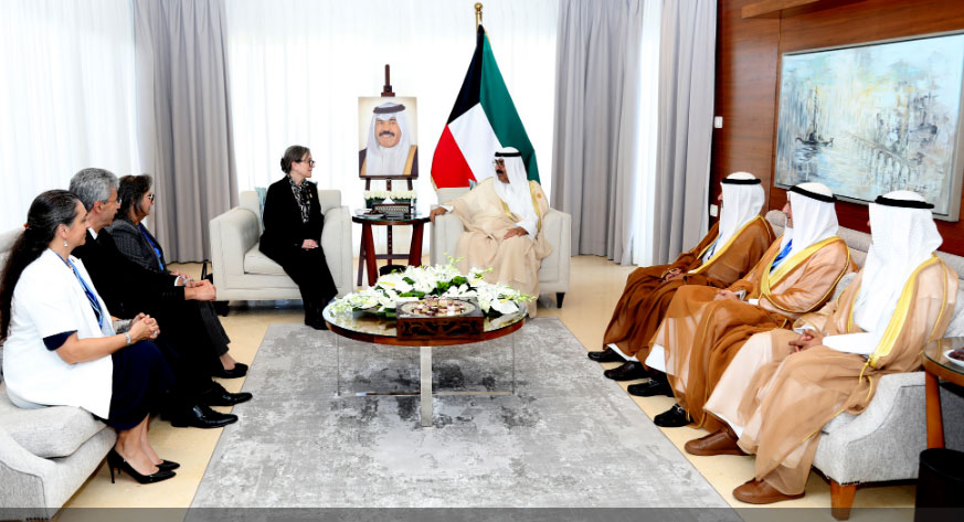 على هامش قمة المناخ/ بودن تلتقي بولي العهد الكويتي