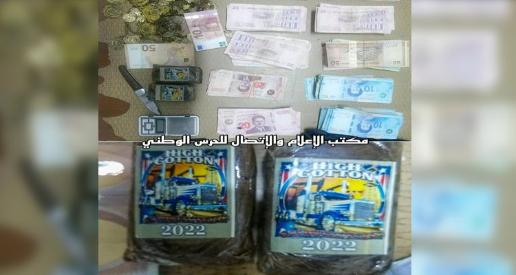 حي التضامن/ القبض على مروج مخدرات وهذا ما حجز لديه