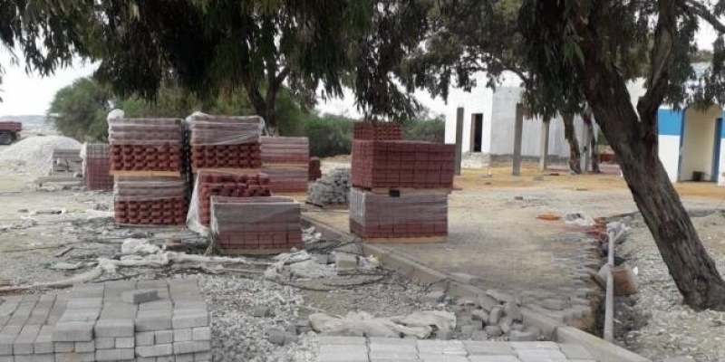 بسبب مخالفته للقانون/ توقّف أشغال مشروع المسلك الصحي برواد