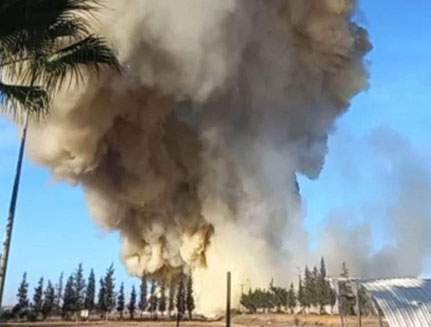 الخليدية/ حريق بمصنع “الكرذونة” (فيديو)