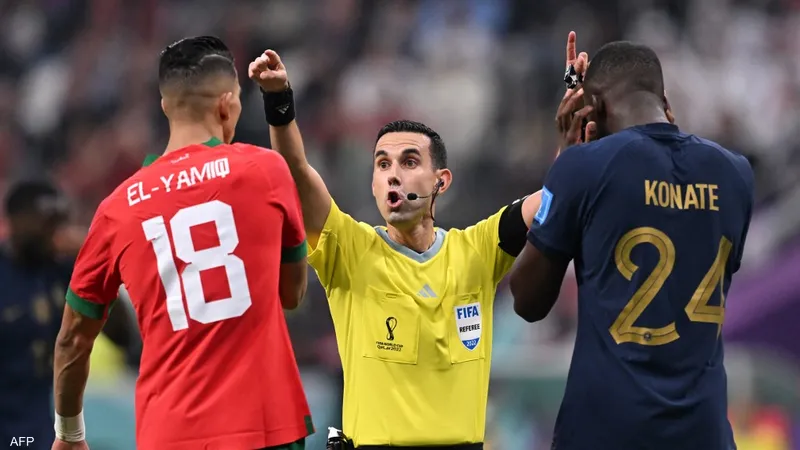 المونديال/ الاتحاد المغربي يحتج على حكم نصف النهائي