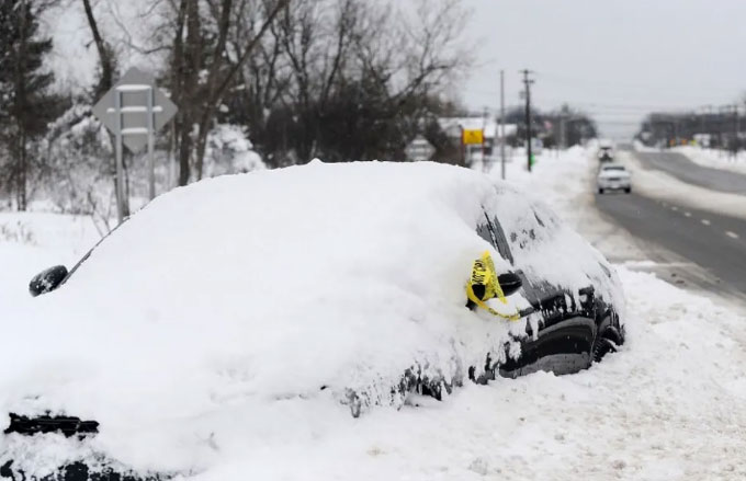 ارتفاع حصيلة ضحايا أسوأ عاصفة ثلجية تضرب أمريكا