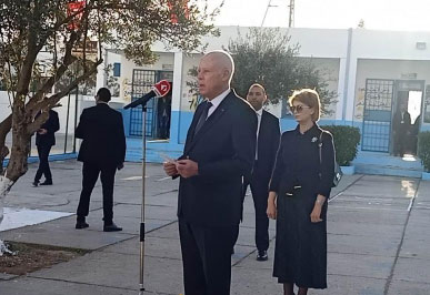 سعيد يوم الانتخابات: هذه فرصتكم التاريخية.. لا تفوتوها