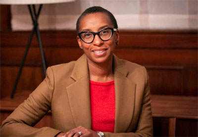 أول امرأة من أصول أفريقية رئيسة لجامعة هارفارد