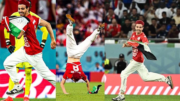 بالفيديو/ تعرف على المشجّع التّونسي الذي اقتحم مباراة تونس وفرنسا