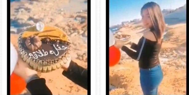 فيديو/ تونسية تحتفل بطلاقها بالحلويات وتقول “زغرطولي راني طلقت”