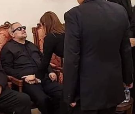 شاهد/ جورج وسوف يظهر في عزاء ابنه بملامح حزينة