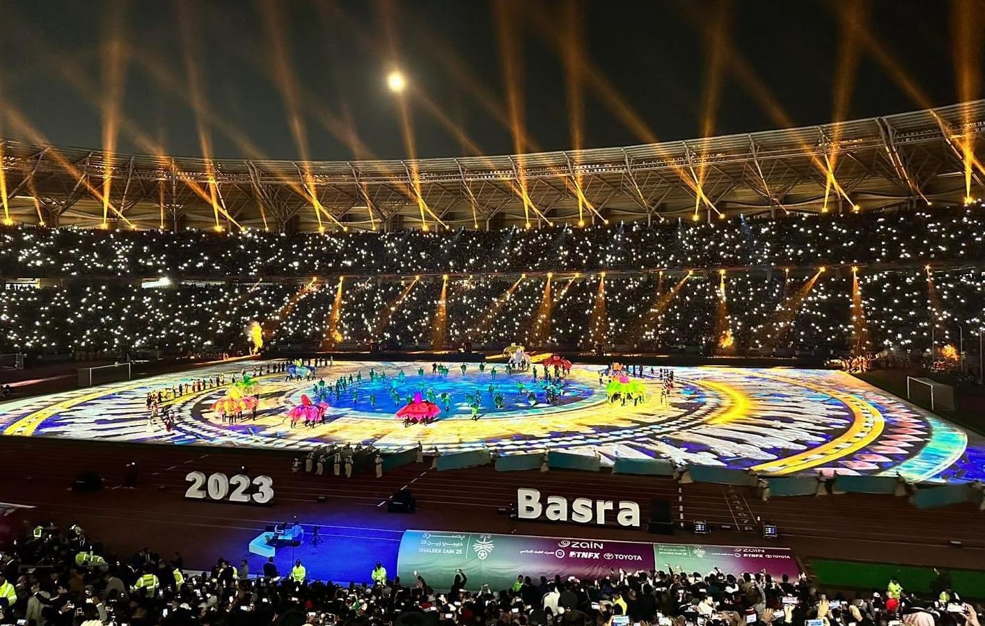 فيديو/ البصرة تخطف الأضواء بحفل افتتاح مبهر لكأس الخليج