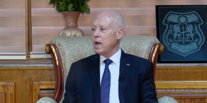 رئيس الجمهورية قيس سعيد