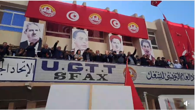 فيديو /عثمان الجلولي من صفاقس : السلطة تستهدف الاتحاد بسبب فشلها