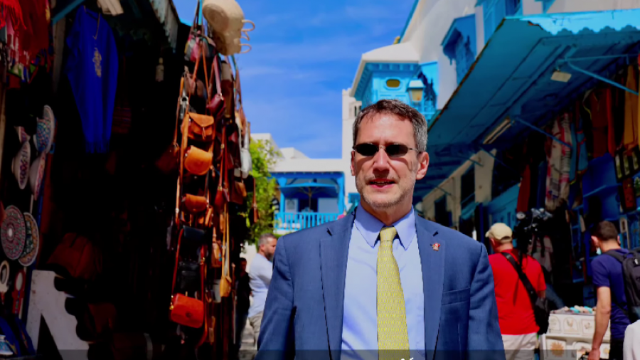 رسالة سفير أمريكا الجديد للشعب التونسي (فيديو)