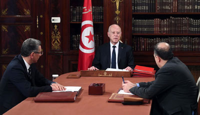 التصدي للاحتكار في لقاء سعيد بوزير الداخلية