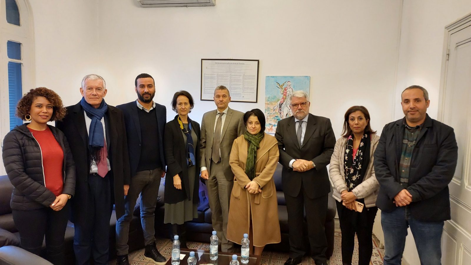 4 سفراء وممثل الاتحاد الأوروبي يتضامنون مع “نقابة الصحفيين “