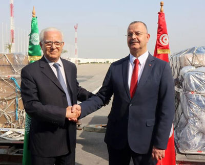 هبة من مجلس وزراء الصحة العرب لتونس (صور)