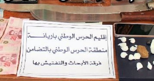 الإطاحة بمروّج مخدرات في حي التضامن