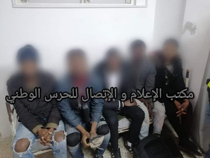 ضبط عشرات الافارقة دخلوا تونس خلسة