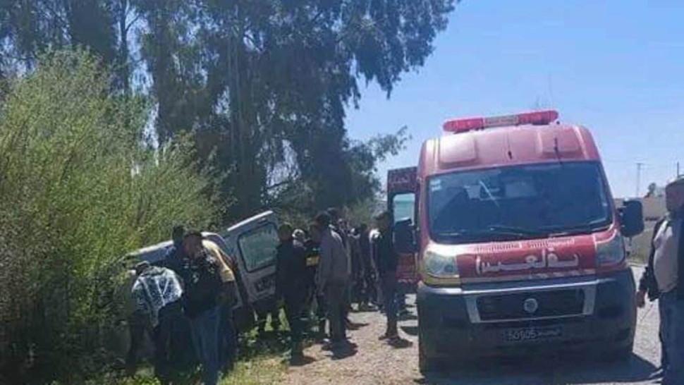 بنزرت/ 8 إصابات في حادث اصطدام سيارتين