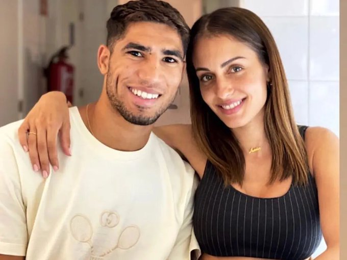 بعد اتهام زوجها/ زوجة حكيمي تخرج عن صمتها