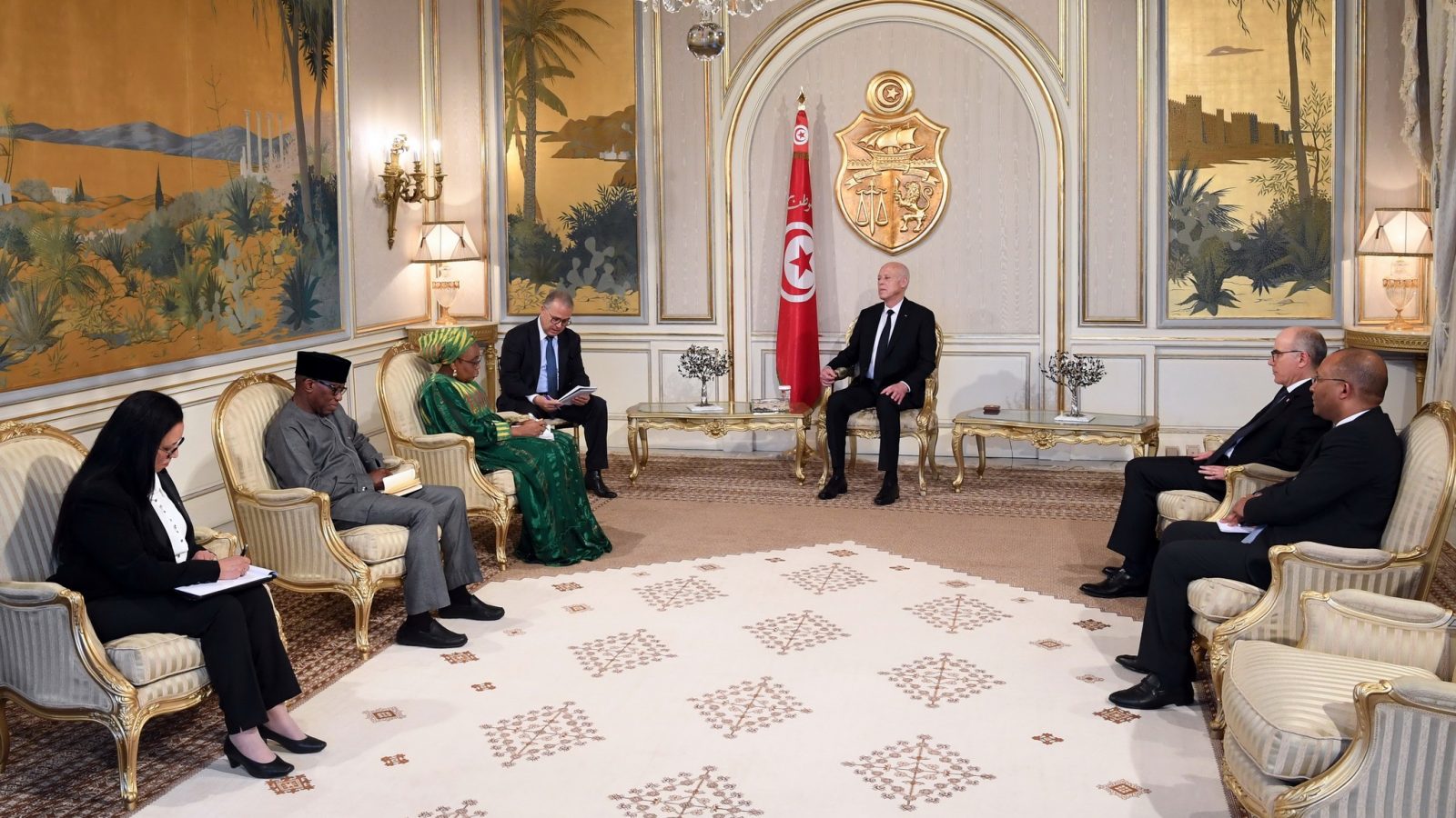 سعيّد لممثلي الاتحاد الإفريقي: حملات مسعورة للتحريض على تونس