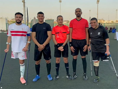 حلم تحقق/ أول بطولة كرة قدم لأصحاب الساق الواحدة بمصر