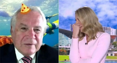 شاهد/ ضيف يدخل مذيعة في حالة ضحك هستيري (فيديو)