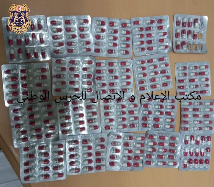 محطة استخلاص هرقلة/ حجز كمية من الأقراص المخدرة بشاحنة