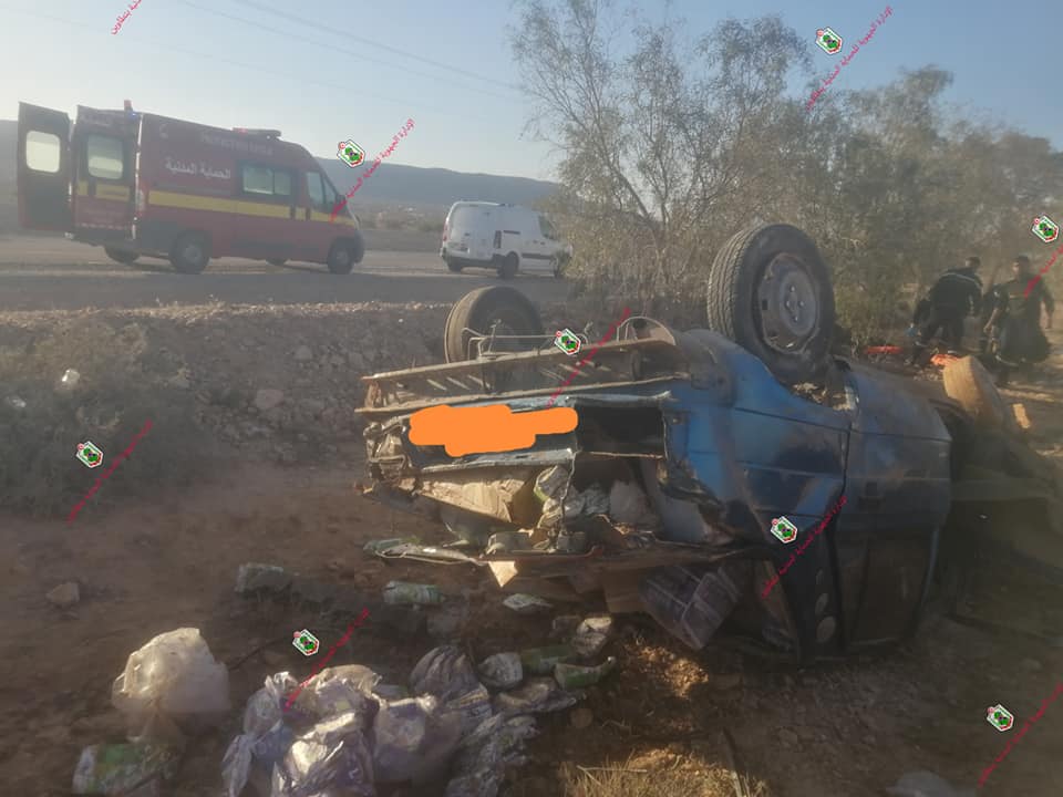 تطاوين/ جريح في انقلاب سيارة