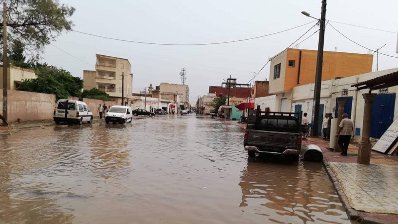 تحسبا للامطار/ غلق الطريق الوطنية رقم 17 بجندوبة حتى إشعار آخر