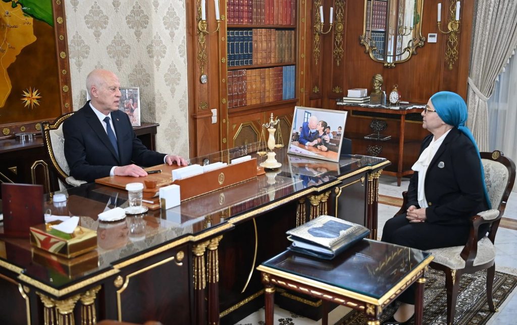 وزيرة العدل تلتقي سعيد