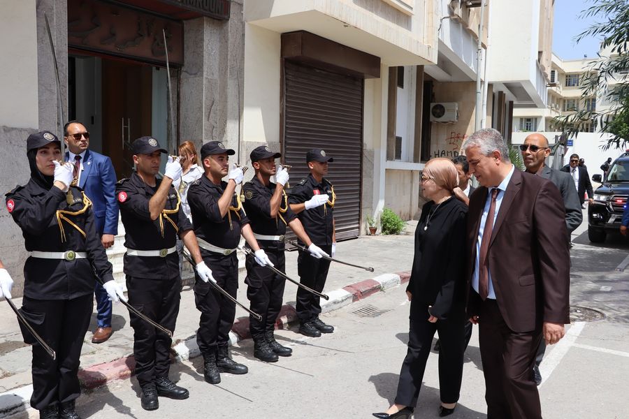 وزيرة العدل تُدشن المقر الجديد لقاعة العمليات بهيئة السجون