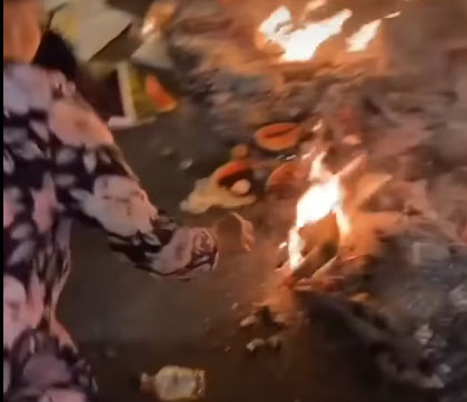 فرنسا/ “تشوشط راس العلوش” فوق نيران أضرمها محتجون (فيديو)