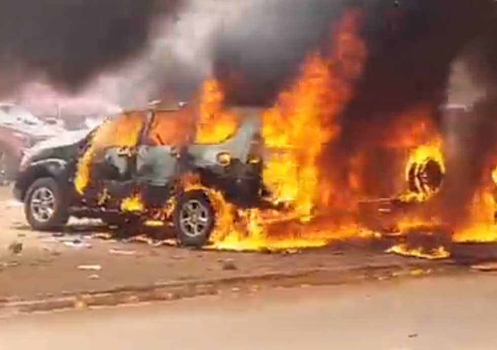 شاهد/ أعمال شغب وفوضى في عاصمة النيجر