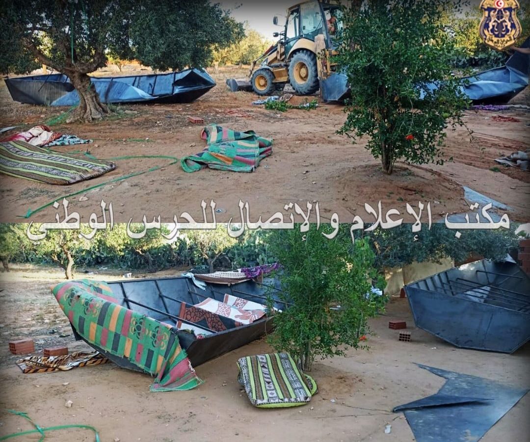 التصدي للهجرة السرية/ مداهمة 3 منازل بجبنيانة وفرار 80 افريقي