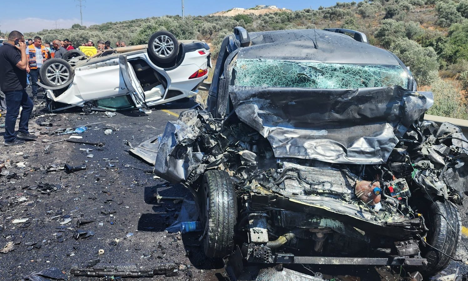 بينهم وزير/ حادث مرور يودي بحياة 3 فلسطينيين