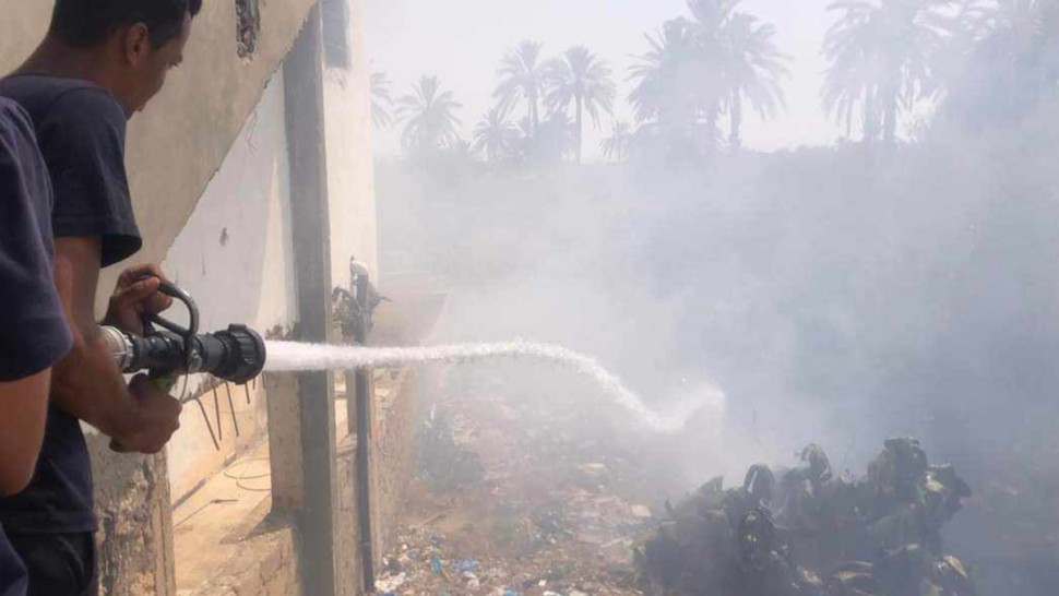 قفصة/ إخماد حريق بواحة القصر